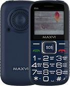 Кнопочный телефон Maxvi B5ds (синий)