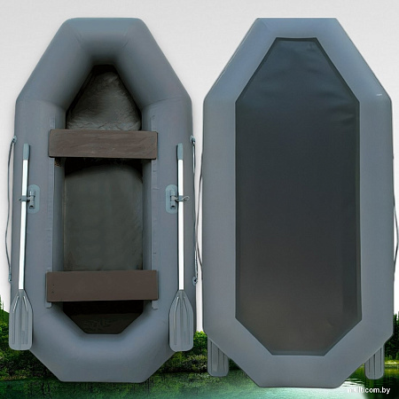 Гребная лодка BarrakuDA BR-2400 (серый)