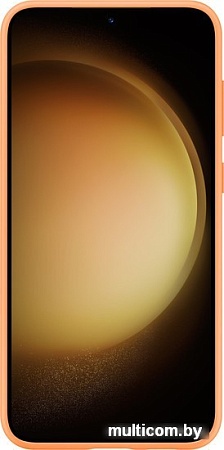 Чехол для телефона Samsung Silicone Case S23+ (оранжевый)