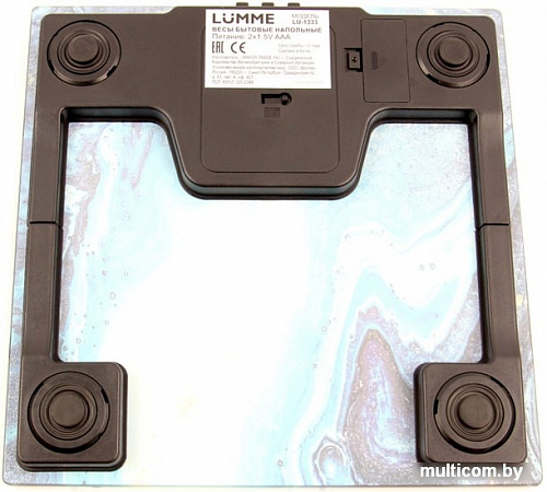 Напольные весы Lumme LU-1333 (синий мрамор)