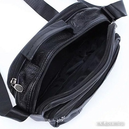 Мужская сумка Poshete 250-0993-BLK (черный)