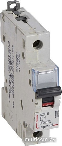 Выключатель автоматический Legrand DX3-E C1 1П 60006kA 407256