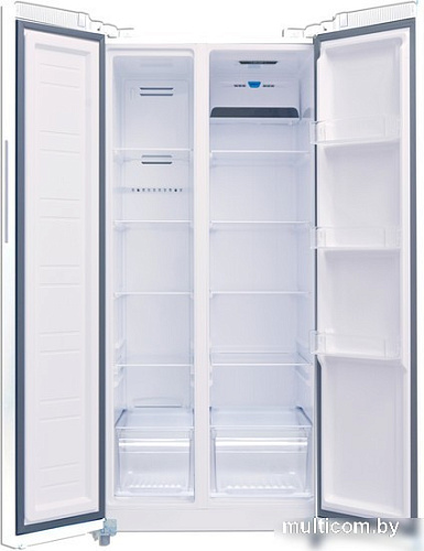 Холодильник side by side Weissgauff WSBS 500 Inverter NoFrost White Glass