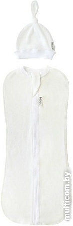 Пеленка-кокон Amarobaby Nature Essence (молочный, р-р 56-68)