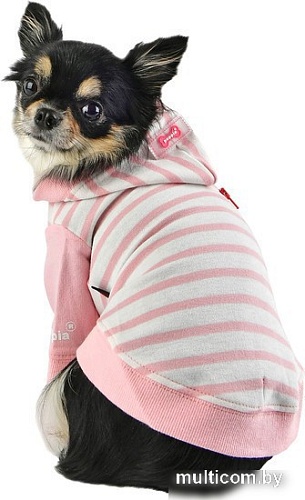 Футболка Puppia Jalen с капюшоном PATA-TS1724-LP-L (розовый)