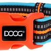 Ошейник Doog Neon Beethoven COLBEET-M (черный/оранжевый/голубой)