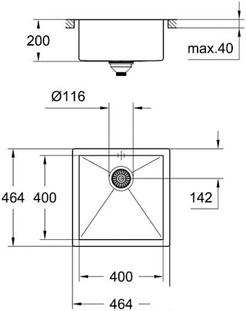 Кухонная мойка Grohe K700 31578SD0