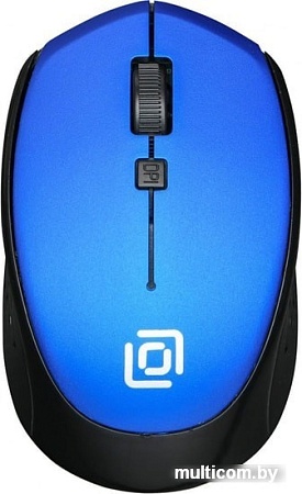 Мышь Oklick 488MW (черный/синий)
