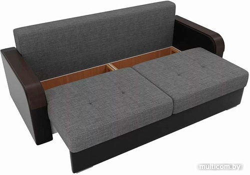 Диван Лига диванов Мейсон 102152 (серый/черный/бежевый)