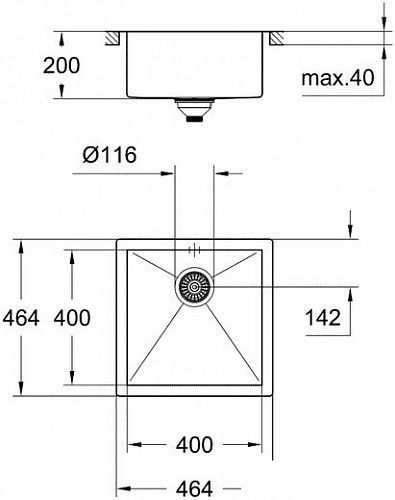 Кухонная мойка Grohe K700 31578SD0