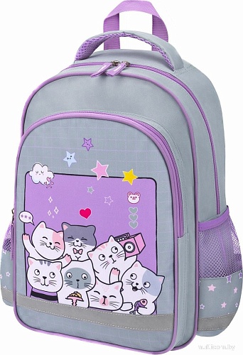 Школьный рюкзак Пифагор School. Cats Selfie 273165