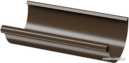 Кровля Docke Stal Premium Желоб полукруглый 125 3 м (каштан 8017)