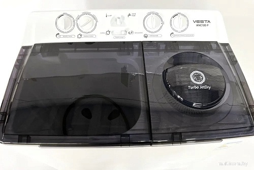 Активаторная стиральная машина Vesta WMC100P (серый)