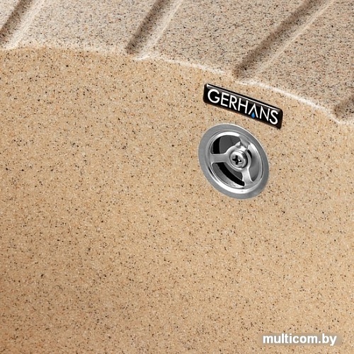 Кухонная мойка Gerhans A03 (песочный)