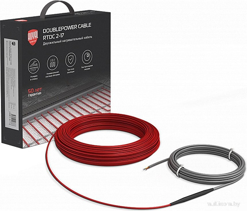 Нагревательный кабель Royal Thermo Doublepower Cable RTDC 2-17-500 29.4 м. 500 Вт (комплект)