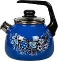 Чайник со свистком СтальЭмаль Вологодский сувенир 4с209я