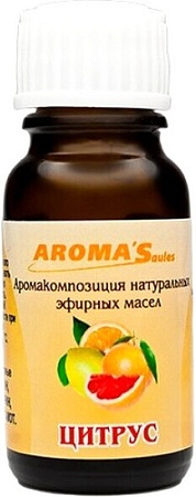 Aroma Saules Смесь эфирных масел Цитрус 10 мл