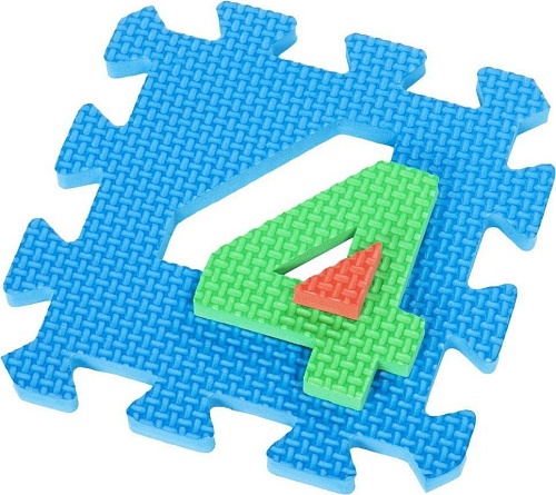 Коврик-пазл Юнландия Учим цифры 664658