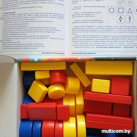 Развивающая игра Корвет Логические блоки Дьенеша 430012