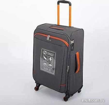 Чемодан-спиннер Francesco Molinary 270-29111/3-24 (серый)