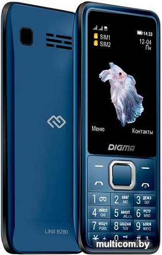 Мобильный телефон Digma Linx B280 (синий)