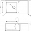Кухонная мойка Deante Pallas ZSP 0W2C