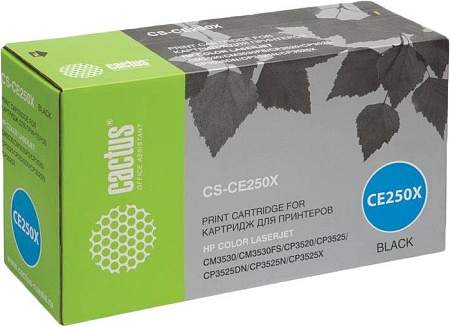 Картридж CACTUS CS-CE250X (аналог HP CE250X)