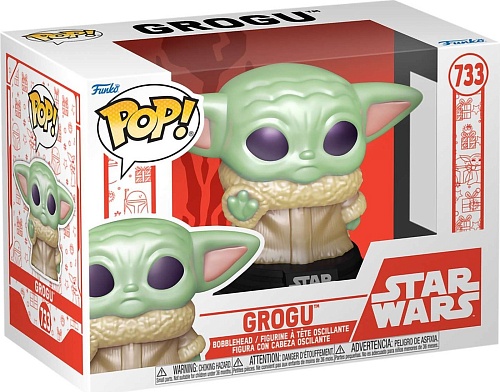 Фигурка Funko POP! Bobble Star Wars Holiday Grogu? (733) 79935