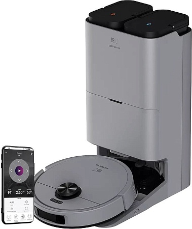 Робот-пылесос Polaris PVCRAC 7790 Wi-Fi IQ Home (серый)