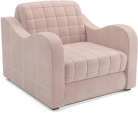 Кресло-кровать Мебель-АРС Барон №4 (микровельвет, бежевый кордрой)