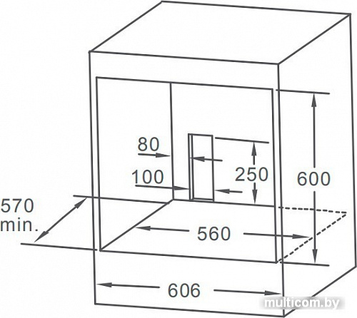 Электрический духовой шкаф Comfee CBO710X