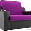 Кресло Лига диванов Сенатор 100697 60 см (фиолетовый/черный)