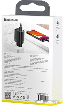 Сетевое зарядное Baseus CCJMHA-A01