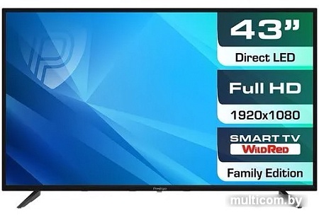 Телевизор Prestigio PTV43SS06Y (черный)