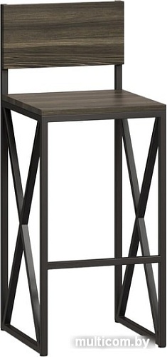 Стул LoftyHome Бервин 2 (серый/черный)