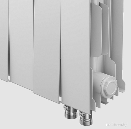 Биметаллический радиатор Royal Thermo PianoForte 300 VDR Silver Satin (10 секций)