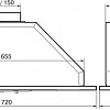 Кухонная вытяжка Elikor Врезной блок 52Н-400-П3Д