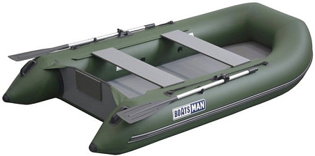 Моторно-гребная лодка BoatsMan BT300 (зеленый)