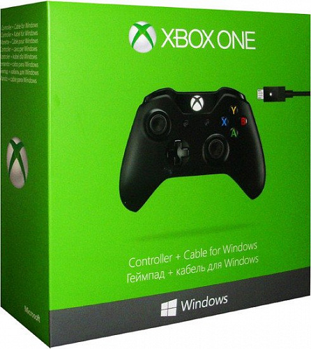 Геймпад Microsoft Xbox One Wireless Controller + кабель для Windows [7MN-00002]