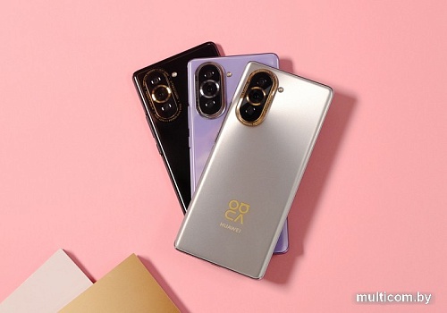 Смартфон Huawei nova 10 SE BNE-LX1 с NFC 8GB/256GB (мерцающий серебристый)