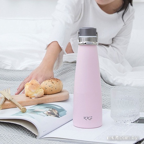 Фляга-термос Kiss Kiss Fish Smart Vacuum Bottle 475мл (розовый)