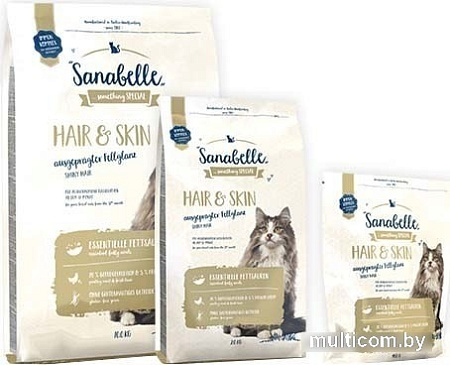 Корм для кошек Bosch Sanabelle Hair & Skin - Shiny Hair 10 кг
