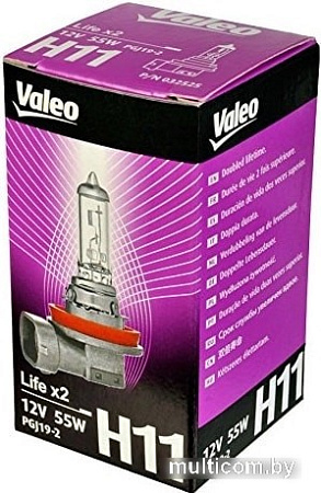 Галогенная лампа Valeo H11 Life x2 1шт