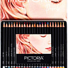 Набор цветных карандашей Pictoria Portrait CPS24P (24 шт)