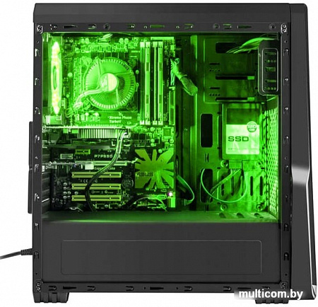 Корпус Genesis Titan 800 (зеленая подсветка)