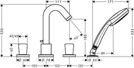 Смеситель Hansgrohe Logis 71314000