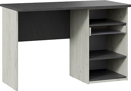 Стол Трия Оксфорд-2 ТД-399.15.02 с ящиком (матера/дуб крафт белый с рисунком)