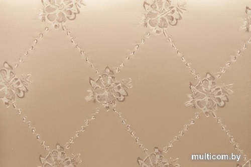 Стул TetChair Geneva (дерево гевея/Tobacco/ткань золотистые цветы)