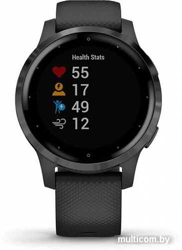 Умные часы Garmin Vivoactive 4s (черный/серый)