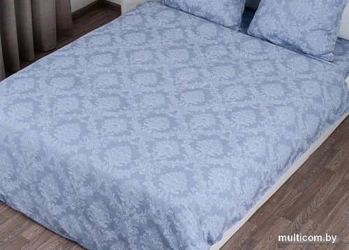 Постельное белье Миланика Графит 200x217 (поплин-жаккард)